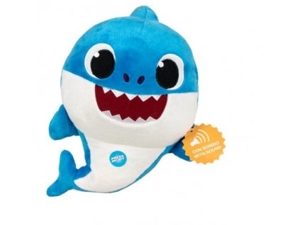 Plyšová hračka Baby Shark modrý se zvukem 26cm
