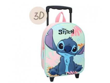 Batoh s kolečkama Lilo a Stitch 3D