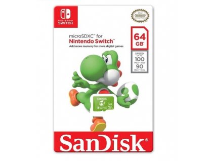 Switch SanDisk Micro SDXC SanDisk 64GB Yoshi