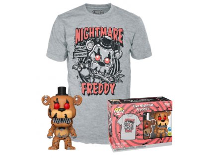 Funko set Five Nights at Freddys 111 Freddy a tričko vel.L