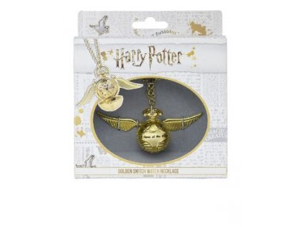 Náhrdelník s hodinkami Harry Potter Zlatonka