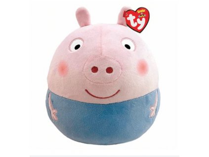 Plyšová hračka Ty SquishaBoo Prasátko Peppa George 35cm