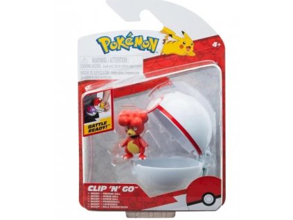 Pokémon Clip N Go Poké Balls a Magby