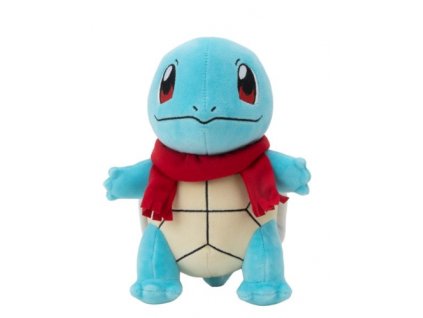 Plyšová hračka Pokémon Squirtle se šálou 20cm