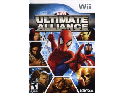 83465 marvel ultimate alliance wii front cover