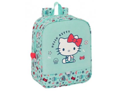 Batoh Hello Kitty moře 27cm