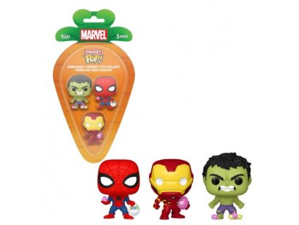 Funko Pocket Pop! Marvel Spiderman, Hulk, Iron Man Easter