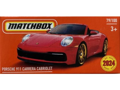 Matchbox Porsche 911 Carrera Cabriolet Box