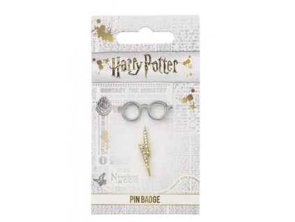 Odznak Harry Potter Brýle a blesk