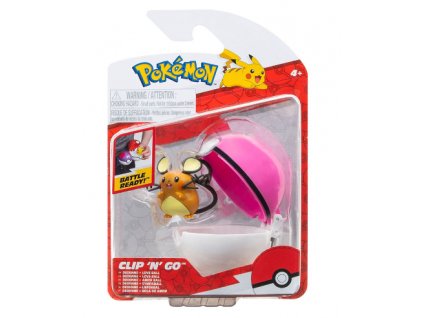 Pokémon Clip n Go Poké Balls Dedenne a Poké Ball