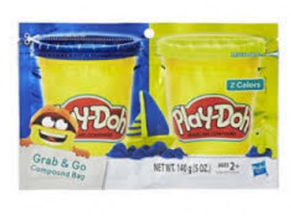 Play Doh modelína v sáčku tm.modrá žlutá