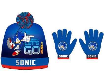 Čepice s rukavicemi Sonic