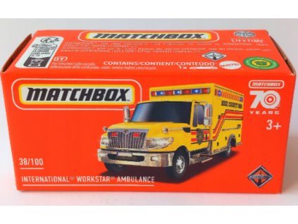 Matchbox International Workstar Ambulance