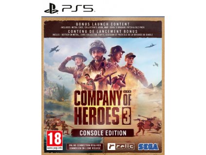 PS5 Company of Heroes 3 Stealbook Edition CZ