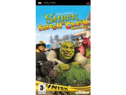 PSP Shrek Smash n Crash Racing