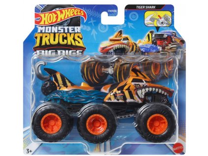 Hot Wheels Monster Trucks Big Rigs Tiger Shark