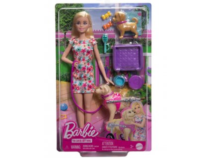 Barbie a pejsek s invalidním vozíčkem