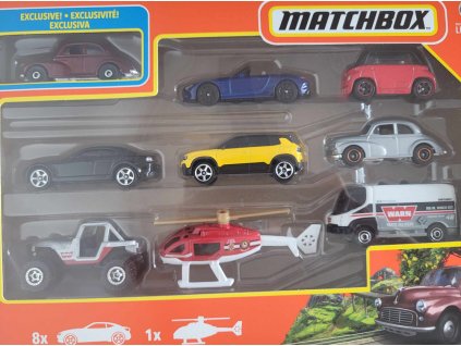 Matchbox angličáky 9ks HVT90
