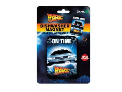 Oboustranný magnet na myčku Back to the Future