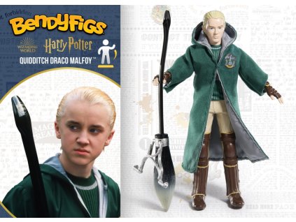 Ohebná figurka Harry Potter Bendyfigs Draco Malfoy Famfrpál 18cm