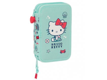 Dvoupatrový penál Hello Kitty Sea Lovers s výbavou