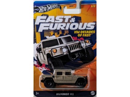 Hot Wheels Fast and Furious HW Decades Of Fast Hummer H1