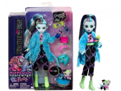 Monster High Creepover Party Frankie Stein a Watzie