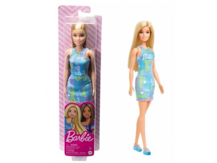 Barbie Blondýnka v modrých šatech