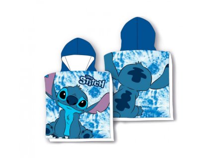 Pončo Disney Stitch modré