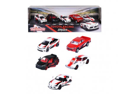 Set aut Majorette Toyota Racing 5ks