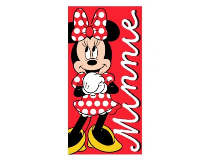 Osuška Disney Minnie červená