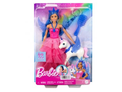 Barbie 65.výročí Safírový okřídlený jednorožec