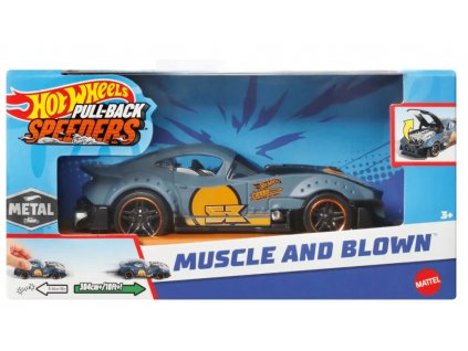 Hot Wheels PullBack Speeders Muscle And Blown