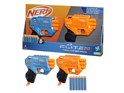 Pistole Nerf Elite 2.0 Trio Combo Pack