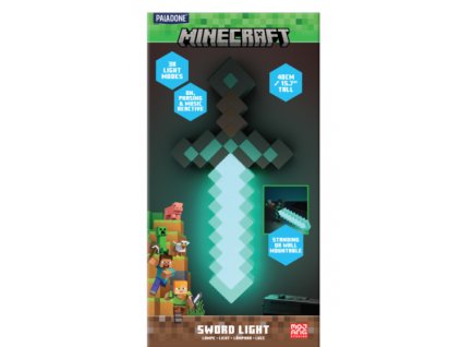 Lampa Minecraft Diamantový meč 40cm