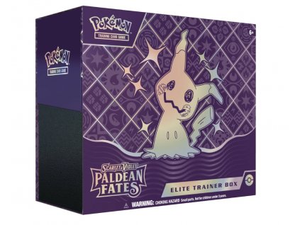 Pokémon Scarlet a Violet Paldean Fates Elite Trainer Box