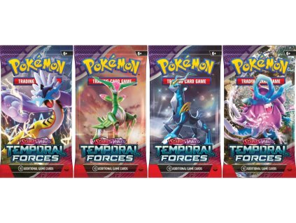 Pokémon TCG balíček karet 10ks Scarlet a Violet 5 Temporal Forces
