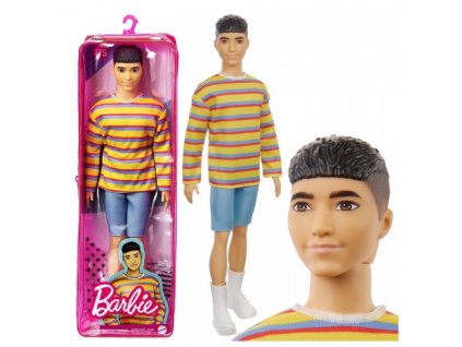 Barbie Ken v pruhovaném tričku
