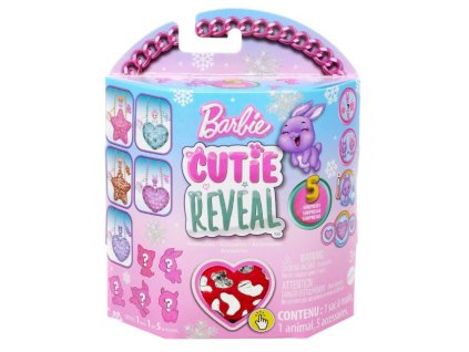 Barbie Cutie Reveal Plyšová kabelka červená hvězda
