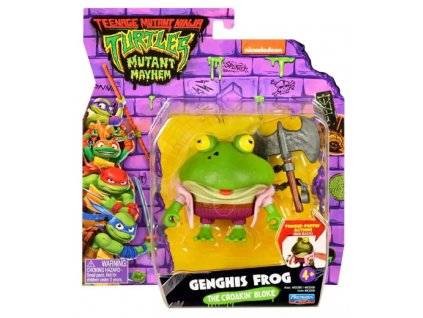 Figurka Teenage Mutant Ninja Turtles Mutant Mayhem Genghis Frog 12cm Nové