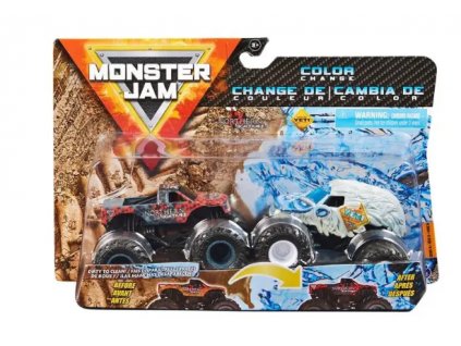 Monster Jam Color Change Northern Nightmare vs. Yeti Monster