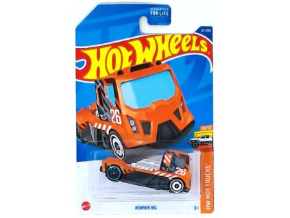 Hot Wheels Rennen Rig oranžový