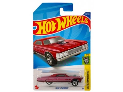 Hot Wheels Layin Lowrider červené