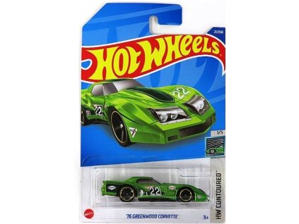 Hot Wheels 76 GreenWood Corvette zelený