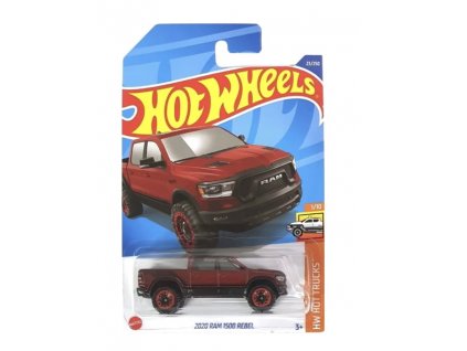 Hot Wheels 2020 Ram 1500 Rebel červený