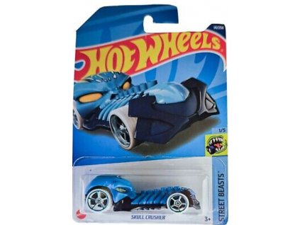 Hot Wheels Skull Crusher modrý