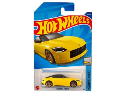 Hot Wheels Nissan Z Proto žlutý