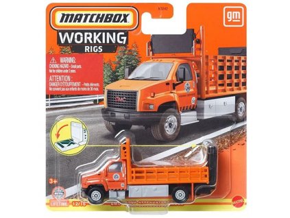Matchbox Real Working Rigs GMC 3500 Attenuator Truck