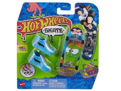 Hot Wheels Skate Fingerboard And Shoes Tony Hawk Food Style Gummy Grinder Nové