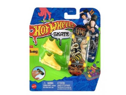 Hot Wheels Skate Fingerboard And Shoes Tony Hawk Freestyle Cant Beehive Nové
